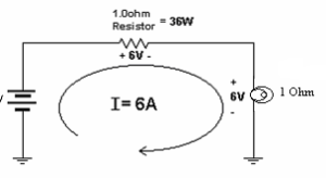 Lâmpada com resistor em série