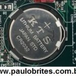 Bateria de Litium para o CMOS