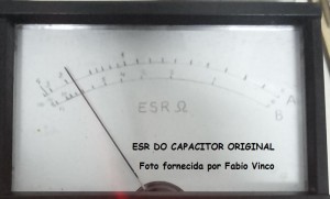 ESR do capacitor defeituoso