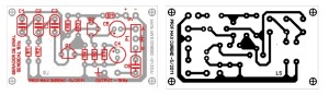 Placa de circuito impresso pra montagem