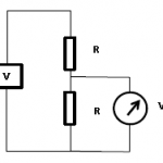 Medindo tensão num divisor resistivo