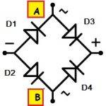 Fig.11 - Construção de uma ponte retificadora