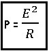 Fórmula para cálculo da potência real 