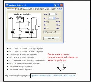 Programador de reguladores de tensão