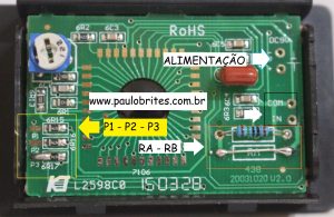 Fig.2 - Jumps e divisores resistivos no PM-438