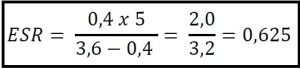Cálculo da ESR 2