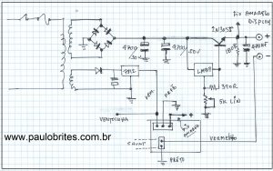 Fig. 5 - Circuito final da fonte reconstruída