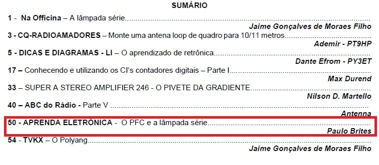 SUMÁRIO SETEMBRO 2026